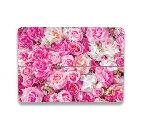 Image of MightySkins Carbon Fiber Skin Compatible With Microsoft Surface Laptop Studio 2 (2023) Full Wrap Kit - Bed Of Roses | Protective, Durable Textured Carbon Fiber Finish | Easy To Apply | Made in the USA