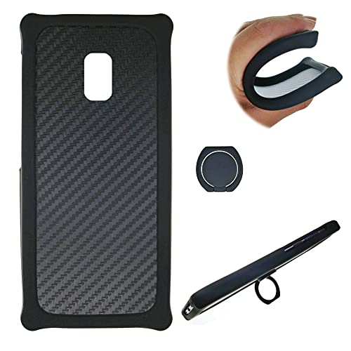 Oujietong Case for Nuu Mobile A10L N5502L / NUU A10L Phone Case TPU Soft + PC Ring Stand Cover HS