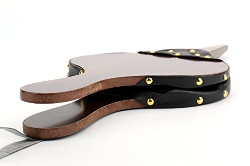 Tosnail Wood Bellows, Fireplace Bellows Outdoor Cooking Fan Air Blower, 15.5" X 6.5", Brown #TOP2