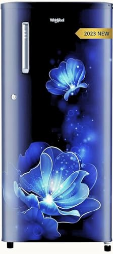 Image of Whirlpool 184 L 4 Star Inverter Direct-Cool Single Door Refrigerator (205 WDE PRM 4S Inv SAPPHIRE RADIANCE-Z,Blue, 2023 Model), Free 1 Year Extended warranty