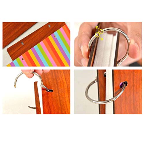 Álbum de fotos de scrapbook vazado de madeira da Vosarea para casamento de dia dos namorados, 20 cm