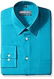 Geoffrey Beene Men's Regular Fit Textured Stripe Sateen Shirt