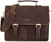 Produktbild LEABAGS Oakland Leder-Umhängetasche I Laptoptasche bis 13 Zoll I Messenger Bag aus echtem Büffel-Leder I Aktentasche I Vintage Ledertasche I Bürotasche I Arbeitstasche I 33x26x12cm I Muskat
