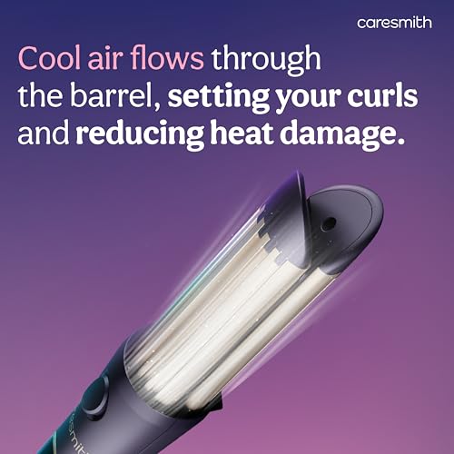 Image of Caresmith Bloom Air Styler | Hair Curler Machine for Women | New Airflow Tech locks in curls for longer | Multi Temperature Setting Curling Iron | Hair straightener and curler for woman
