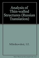 ANALYSIS THIN-WALLED STRUCTURES (Russian Translations Series) 9054102500 Book Cover