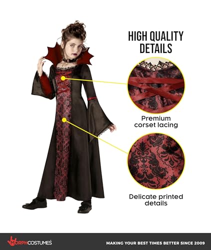 Disfraz de vampiro para niñas Halloween miniatura 3