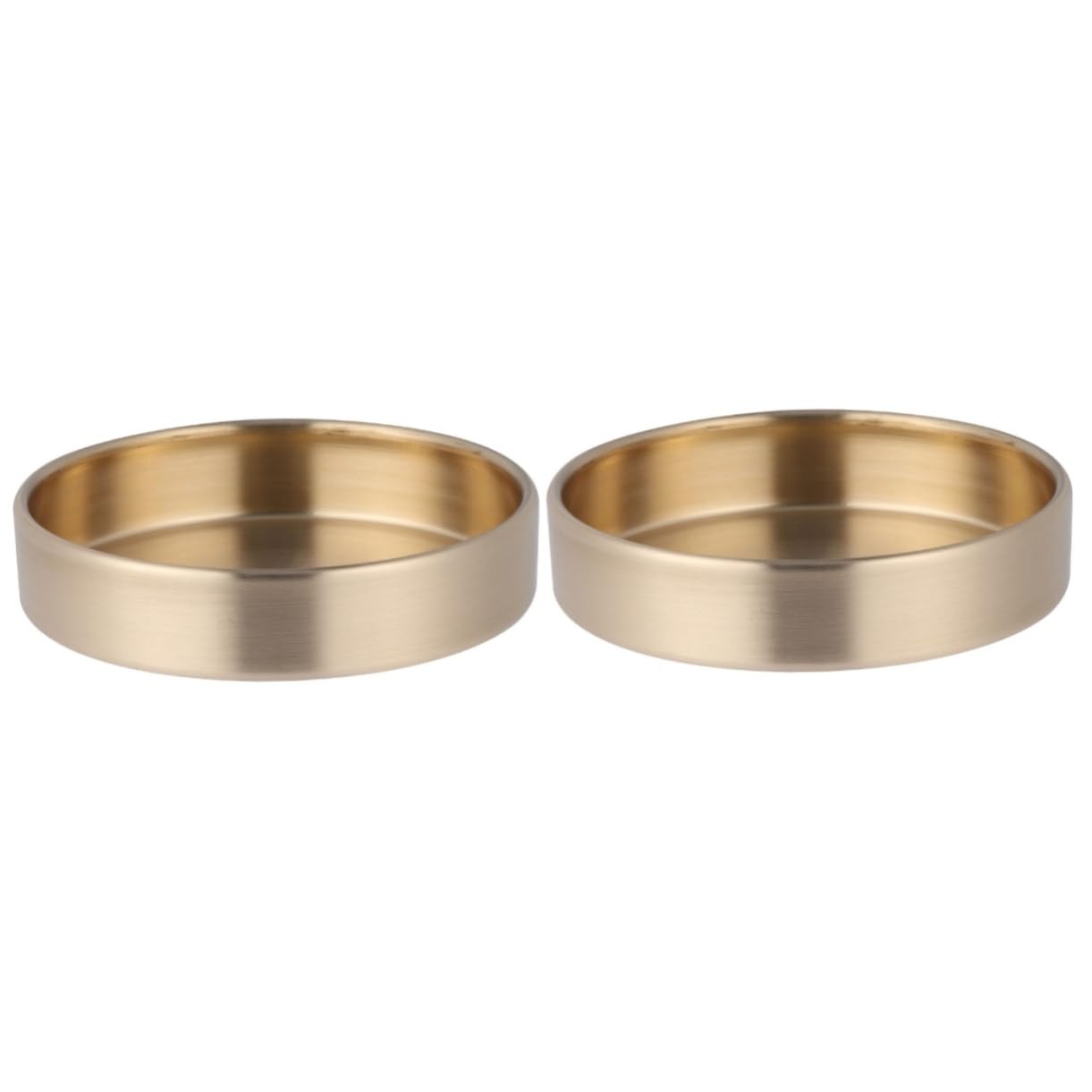 KOMBIUDA 2piezas Almacenamiento Decorativo De Joyas y Artículos Bandeja De Almacenaje De Organizador De Cosméticos y Accesorios Para Encimeras