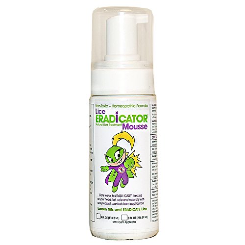 Lice and Nit Eliminating Natural Mousse with Foam Applicator Kit