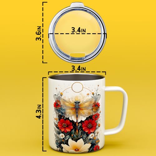 Vaso Térmico Loftipop Floral Dragonfly 12oz con Tapa miniatura 4