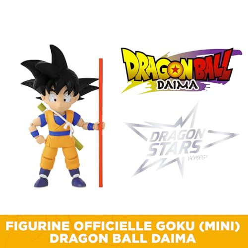 BANDAI - Dragon Ball Daima Kid Goku - Figurine Kid Goku avec Accessoires - Licence Officielle Dragon Ball - Figurine articulée Mini Goku Dragon Star 17 cm - Jouet Enfant 4 Ans et + - 40735