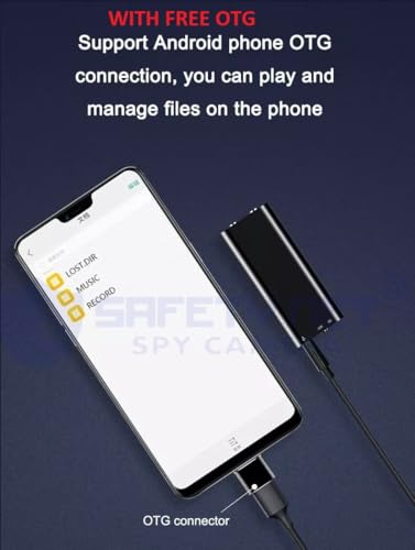 Image of SAFETYNET Mini Small Voice Audio Recorder Super Long Storage Capacity 8GB | up to 8 Hours Recording | Date & Time Stamp | Easy to Use | Crystal Clear Digital Recording Mp3 Player
