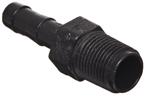 Banjo HB038 Polypropylene Hose Fitting, Adapter, 3/8