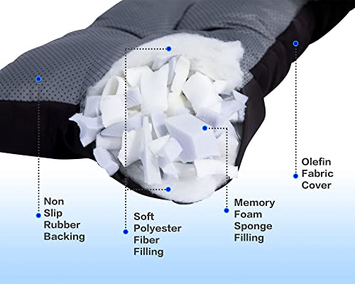 Rosninika Outdoor Bench Cushion Outdoor Bench Cushions For Patio Furniture Outdoor Seat Cushion Porch Swing Cushions For Furniture With Non Slip Tufted Memory Foam 36X14X4 Inches Mixed Golden #TOP1