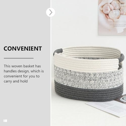 Panier portable pour articles divers à domicile, bac en coton pour rangement armoire