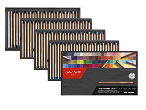 Caran D'Ache Luminance Box - 100 Assorted - Image 2