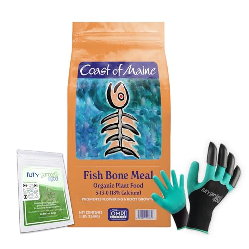 Coast of Maine FM6000 Fish Bone Meal Fertilizante 3 LB