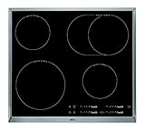 Bräterzone AEG HK654850XB Autarkes Kochfeld / Strahlenbeheizt / Hob²Hood / Slider-Bedienung / 60 cm / Edelstahlrahmen / 4 Kochzonen / Bräterzone / Rapid Power / Kindersicherung