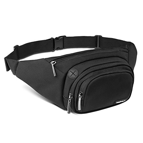 Sac Sacoche Banane, WEINAS Sac Bum Réglable Pour Voyage/Outdoor/Sport /Cyclisme Fanny Pack Pour Vie Quotidienne Ou Randonnée- Homme et Femme