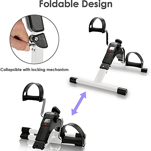 Mini bicicleta portátil para ejercicio bajo escritorio miniatura 2