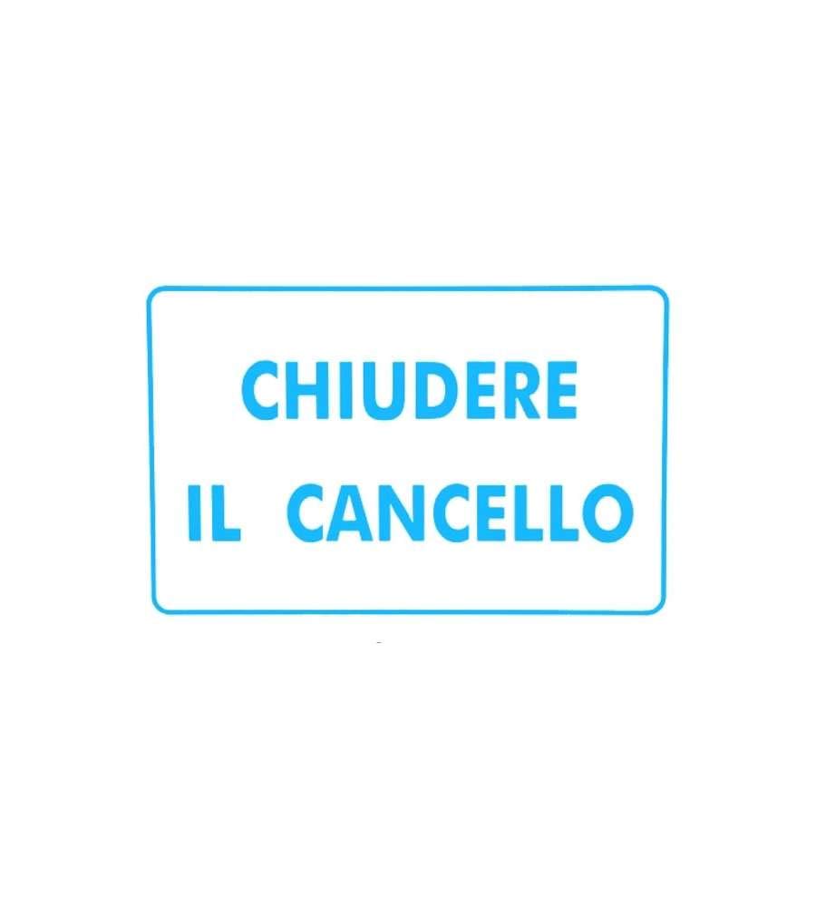 Cartello 'Chiudere Cancello' In Alluminio - 15x20 Cm | Per Esterno, Spessore 3 Mm - Foto 6