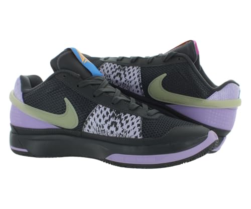 Nike Ja 1 Basketball Shoes (FQ4796-001, Iron Grey/Lilac Bloom/Light Photo Blue/Multi-Color) Size 114