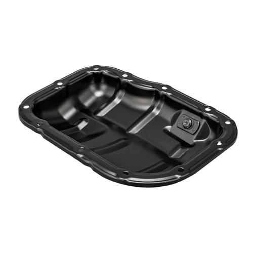 Image of KAX 264-324 Engine Oil Pan Fit for Toyota Corolla 2011-2018, Toyota Prius 2010-2020, Toyota Corolla 2009-2010 2019-2020 1.8L, Toyota C-HR 2018-2020, with Drain Plug