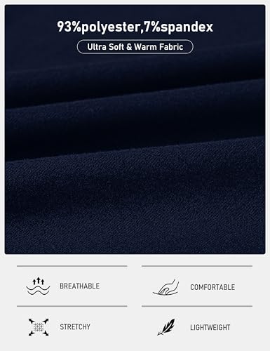 JINSHI Men's Pajamas Sets Long Sleeve Shirts and Pants Pajama Set Soft Mens Pjs Lounge Set with Pockets4