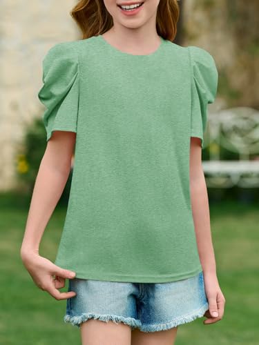 Image of Imily Bela Kids Girls Puff Short Sleeve T Shirts 5-14 Years