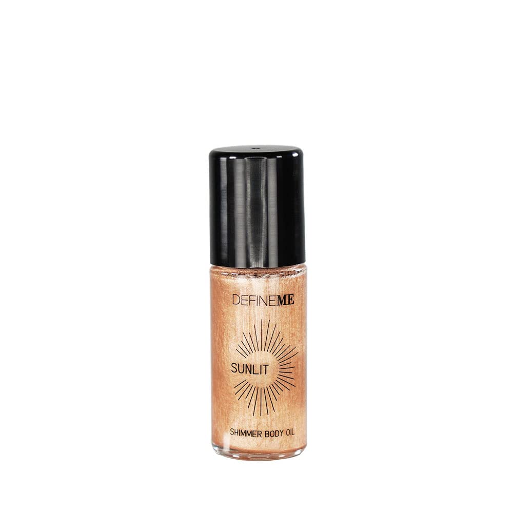 DefineMe Sunlit Shimmer, Shimmering Perfumed Body Oil, Roll-on Applicator, Sofia Isabel Fragrance, 25 mL