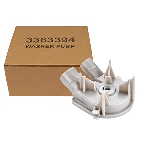 Ami Parts 3363394 Washing Machine Pump Appliance Replacement Parts Exact Fit Whirlpool Kenmore Washer #TOP4