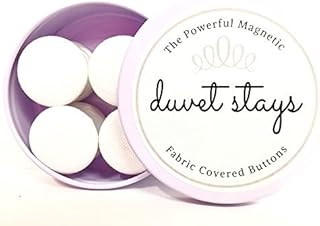 (Ivory) U.S. patent 8464377 keep your down comforter from shifting inside your duvet! No more shaking and shifting! Set of 4 comforter clips