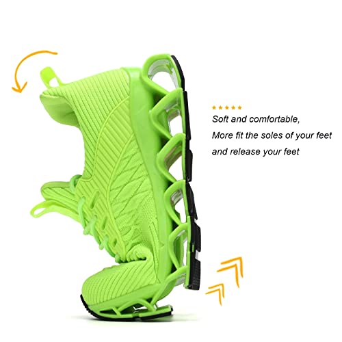 Image of Wrezatro Women's Slip on Walking Running Shoes Blade Tennis Casual Fashion Sneakers Comfort Non Slip Work Sport Athletic Trainer