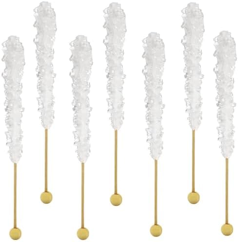Fruidles Cherry Rock Candy Lollipops Pops Candy Suckers, Color and Flavor Assortment, Individually Wrapped (20-Pack)