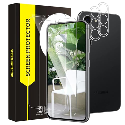 Carantee 2+2 Stück Schutzfolie für Panzerglas für Samsung Galaxy S23 5G, 9H Gehärtetem Anti-Kratzer Präziser Ausschnitt ...