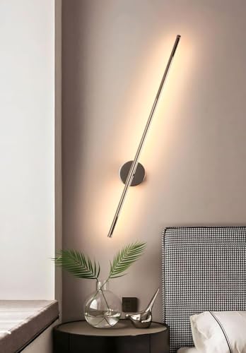 Image of Glowave Modern 600mm LED Long Tube Wall Light -Tricolour | Warm White, White, Natural White | (Rose Gold)