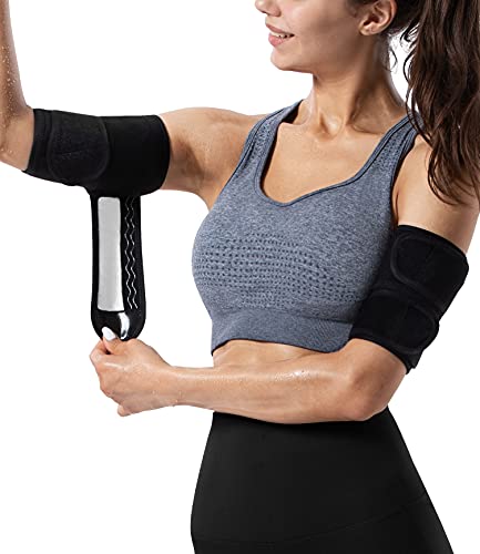 Sauna Arm&Leg Trimmers Women&Men Sweat Thigh Bands Slimming Calves Sleeves Workout Wraps Belt Body Shaper Suit,Adjustable Two Way Belt(BH3004-07)