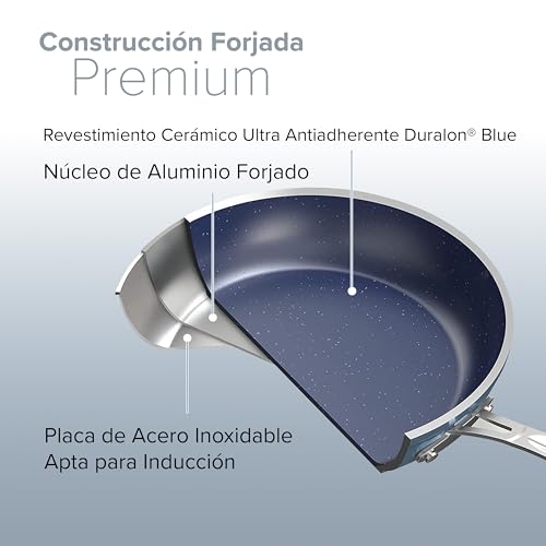 Cacerola antiadherente de cerámica sin PFAS resistente a los arañazos Nuwave 3