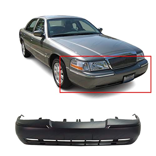 FitParts Compatible With Front Bumper Cover 2003-2005 Mercury Grand Marquis GSL GS LS Limited Edition Ultimate Edition LSE Sedan 03-05. New, Primed and Ready for Paint. FO1000518 3W3Z17D957BA 2004