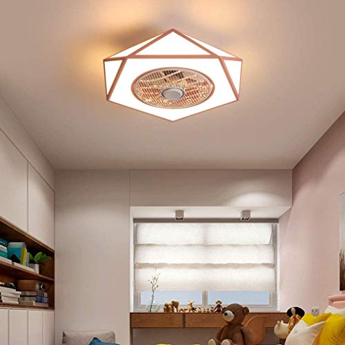 Ventilateur de plafond avec éclairage LED dimmable et vitesse réglable