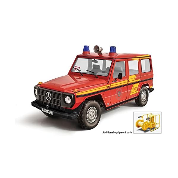 Italeri 3663 1:24 Mercedes-Benz G230 Feuerwehr-Modellbau, Bausatz, Standmodellbau, Basteln, Hobby, Kleben… – Bild 3