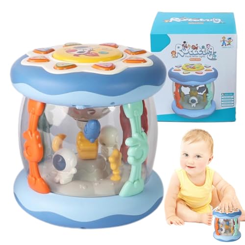 Jouets musicaux lumineux et carrousel d'apprentissage de la motricité fine