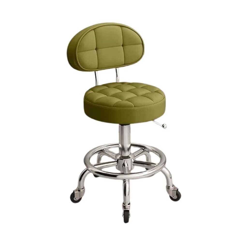 ◇回転チェア◇回転椅子◇丸椅子◇スツール◇キャスター付き◇ Amazon | 丸椅子 キャスター付き椅子 作業椅子 背もたれ 高さ調節可能