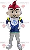 Boy REDBROKOLY Mascot in astronaut outfit