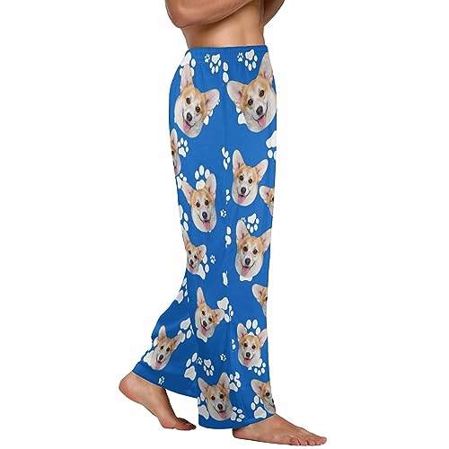 FunStudio Custom Face Pajama Pants with Picture Personalized Photo PJ Bottoms Customized Gifts for Men Women2
