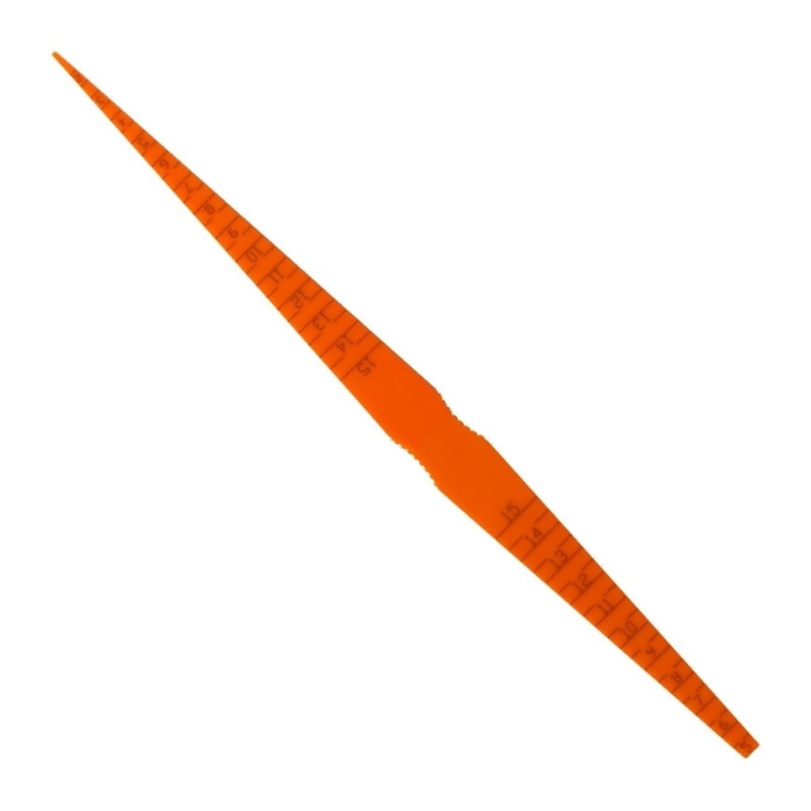 Cfwwsaq One Color Feeler Gauges, Taper Gauges Tool Panel Clearance Alignment Gauges Car Vehicle Measuring Tool Taper Feeler Gauges Measuring Tool, Orange
