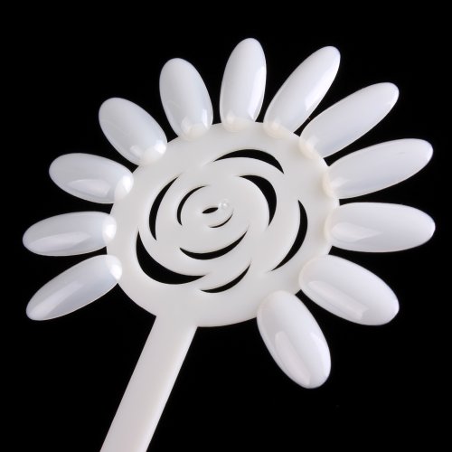 Paleta en forma de flor para uñas postizas acrílicas 120 piezas miniatura 2