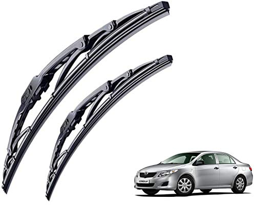 Image of WolkomHome High Performance OE Car Wiper Blade Replacement set of 2 Pc Right 26 inch Left 14 inch for Toyota Corolla
