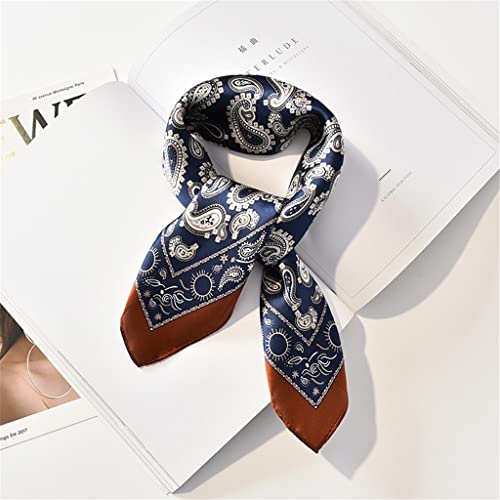 Spring and Autumn Hip Hop Men's Silk Small Square Scarf Women's All-Match Pocket Scarf Scarf Hairband Thin Scarf3
