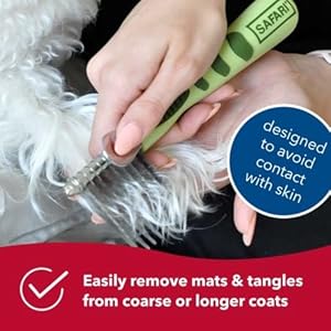 Coastal-Pet-Safari-Dog-De-Matting-Comb-Dematting-Tool-for-Dogs-Comb-Brush-for-Dogs-with-Medium-to-Long-Hair-Metal-Comb-for-Dogs-Keeps-Coats-Smooth-Soft-Safari-Dog-Brush-One-Size - Cucciolini Doodles Coastal-Pet-Safari-Dog-De-Matting-Comb-Dematting-Tool-for-Dogs-Comb-Brush-for-Dogs-with-Medium-to-Long-Hair-Metal-Comb-for-Dogs-Keeps-Coats-Smooth-Soft-Safari-Dog-Brush-One-Size