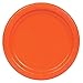 Unique Party 32252 Platos de Papel, Naranja 21.9 cm, Paquete de 16